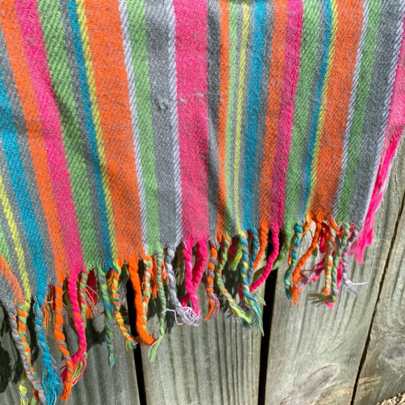 Colorful Striped Scarf - Picture 3 of 8